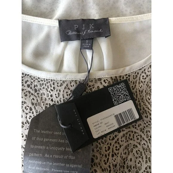 Patterson J Kincaid Hunter Tee Beige (Moonstruck) Women's Blouse PT23261547JK S - Picture 5 of 9